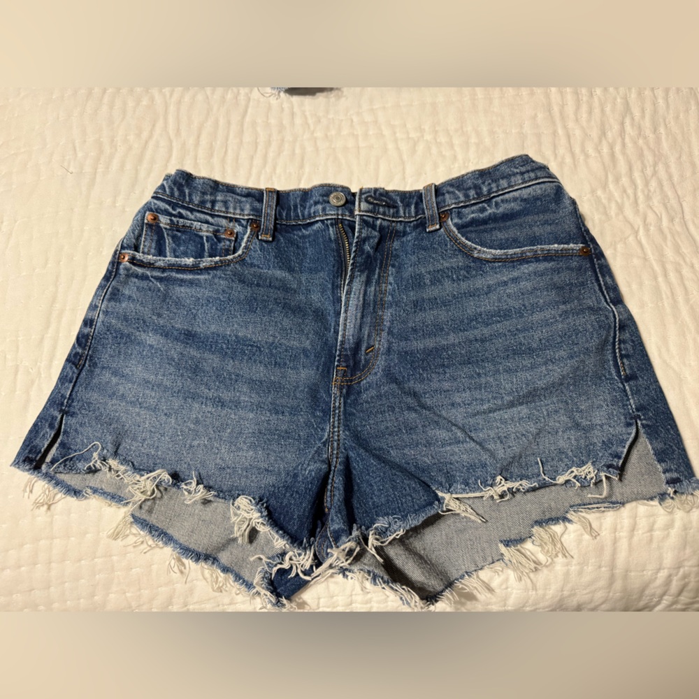 Abercrombie & Fitch Blue Jean Shorts